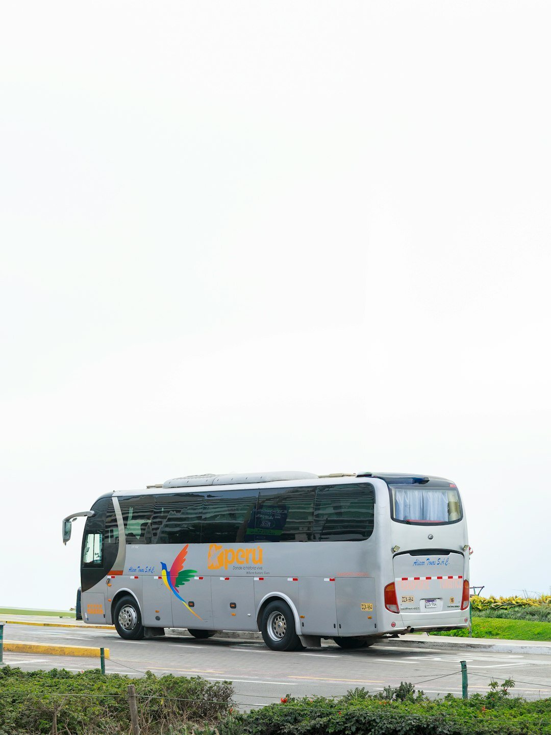 group of seniors on bus tour